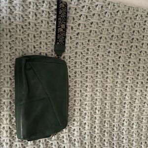 Joy Susan Green Wristlet Clutch